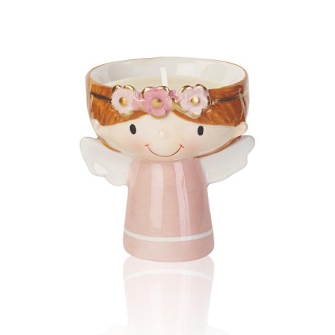 ANGIOLETTO ROSA CON CANDELA CON SHOPPER